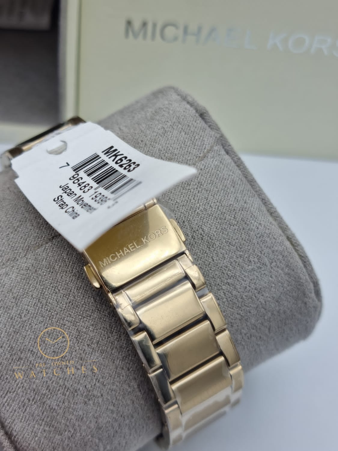 Michael Kors Women’s Quartz Chronograph Stainless Steel Green Dial 38mm Watch MK6263