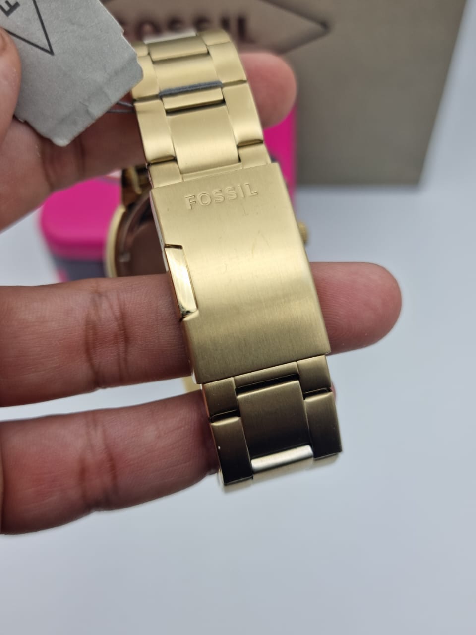 Fossil Men’s Chronograph Quartz Stainless Steel Plain Back Marketing Sample  FS5348