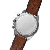 Fossil 44 mm Bronson Chronograph Leather Watch - FS5855