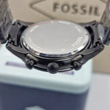Fossil Townsman 44 mm Chronograph Black Stainless Steel Watch