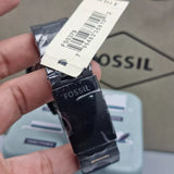 Fossil Townsman 44 mm Chronograph Black Stainless Steel Watch