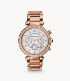 Michael Kors Women’s Quartz Stainless Steel Mother of pearl Dial 39mm Watch MK5491