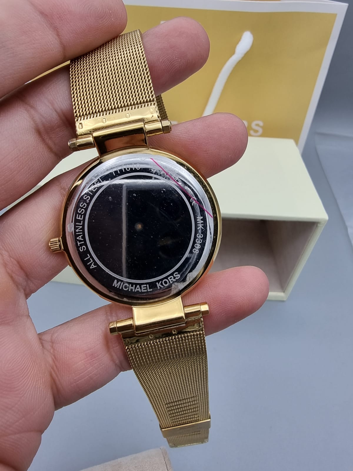 MICHAEL KORS Darci Gold Tone Stainless Steel Ladies Watch MK3368