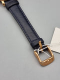 FOSSIL Jacqueline Silver Dial Navy Leather Quartz Ladies Watch ES3843