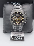 HUGO BOSS Ikon Chronograph Black Enamel Dial Men's Watch 1513278