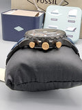 FOSSIL Nate Chronograph Blue Dial Men's Watch JR1494