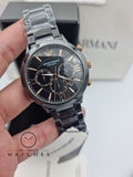 Emporio Armani Giovanni Analog Black Dial Men's Watch-AR70006