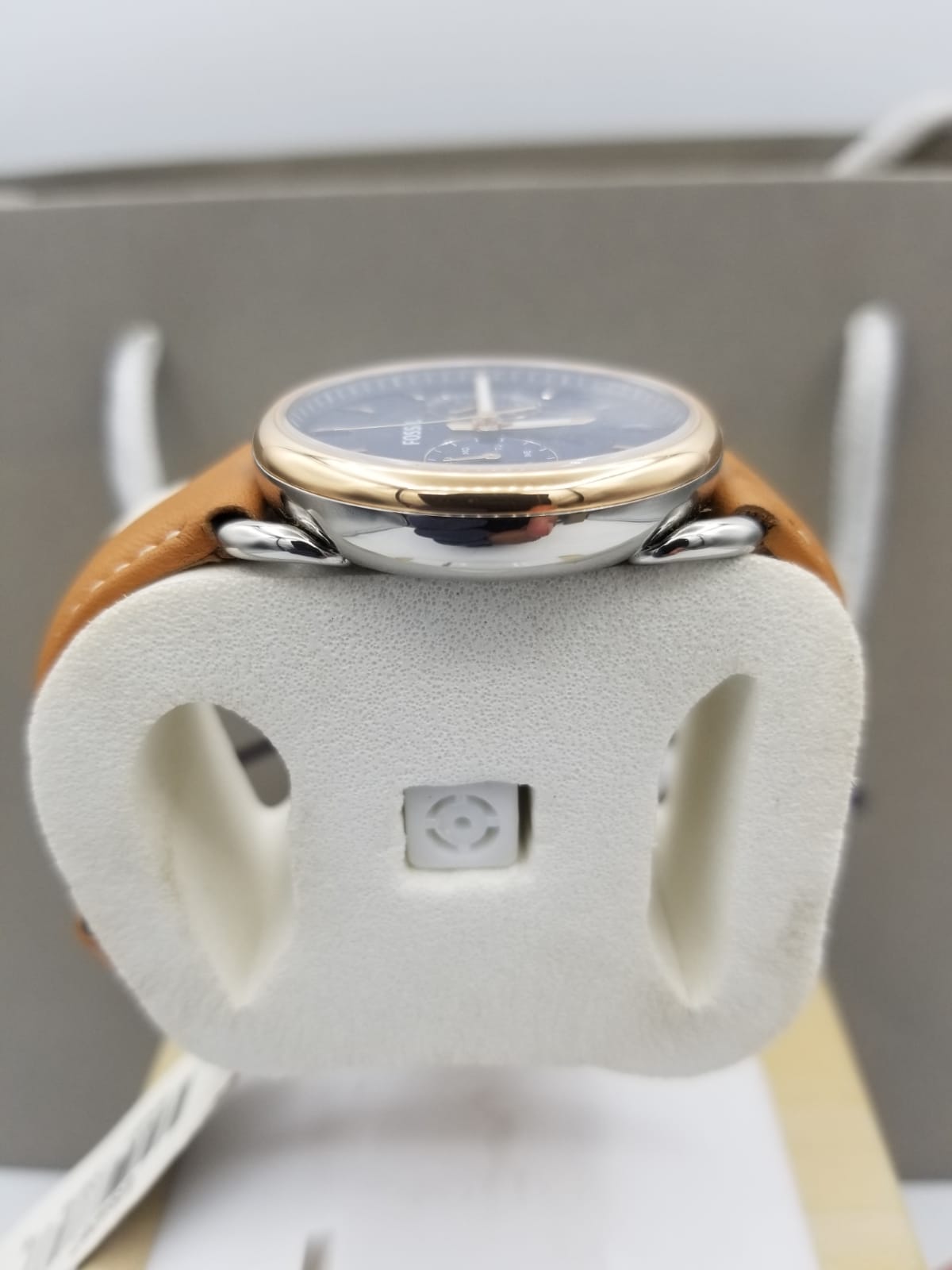 Fossil Tailor Date-Day Blue Dial Ladies Watch ES4257
