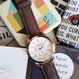 Fossil Analog Silver Dial Men's Watch-FS4991