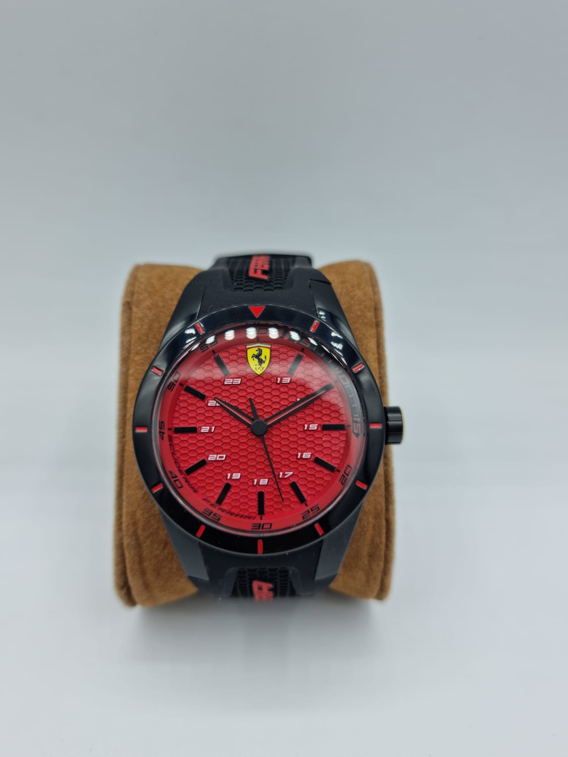 Ferrari Men's REDREV Analog Display Japanese Quartz Black Watch 0830248