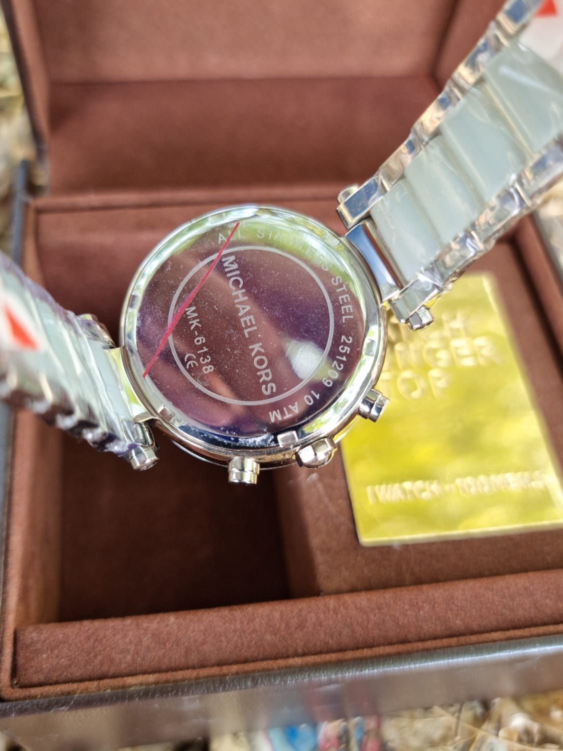 Michael Kors Women’s Quartz Stainless Steel Mother of Pearl Dial 39mm Watch MK6138