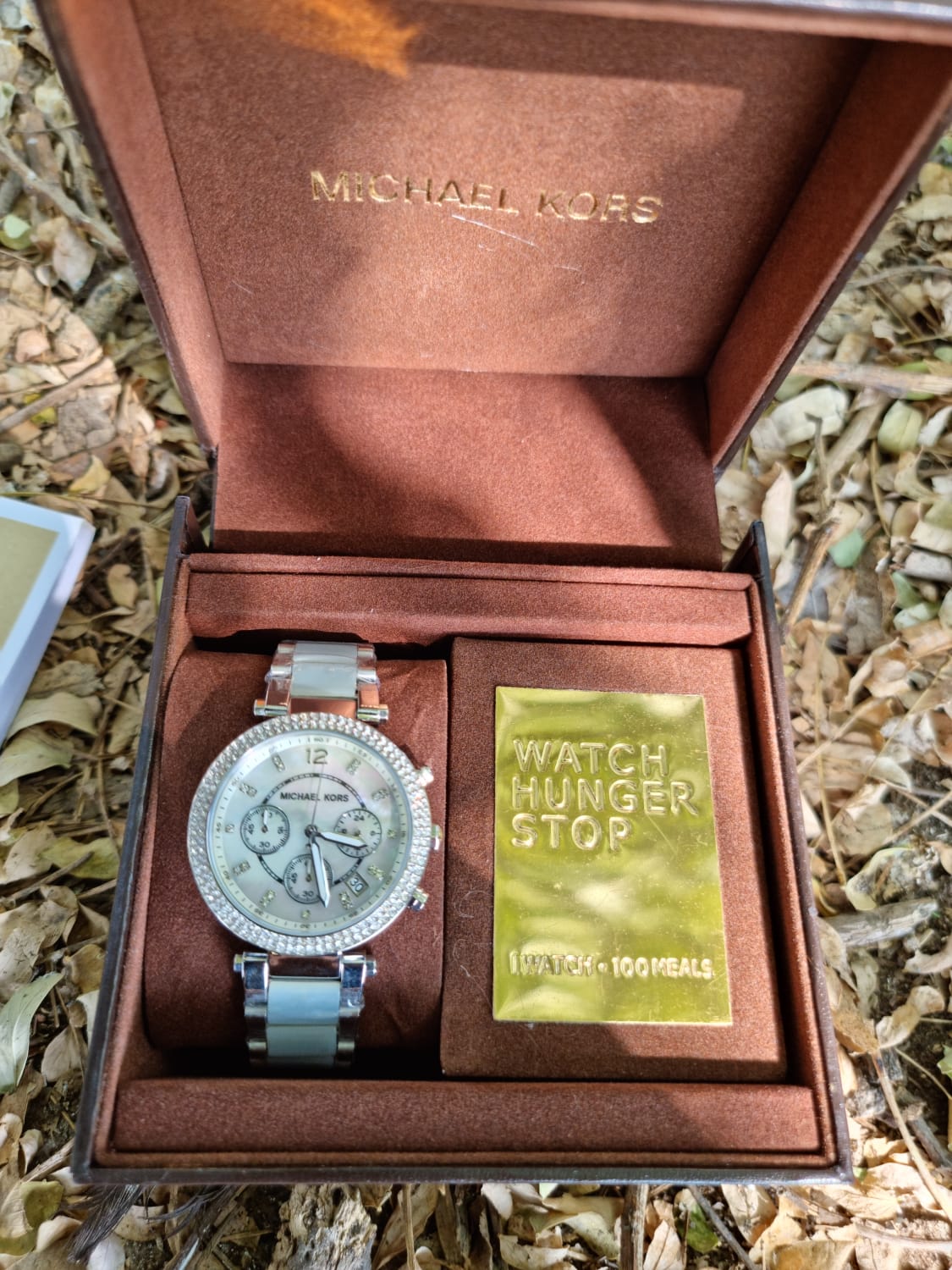 Michael Kors Women’s Quartz Stainless Steel Mother of Pearl Dial 39mm Watch MK6138