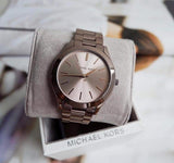 Michael Kors Women’s Quartz Stainless Steel Rose Gold Dial 40mm Watch MK3418