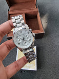 Michael Kors Silver Midsized Chronograph Ladies Watch MK5076