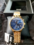Hugo Boss Men’s Chronograph Stainless Steel Blue Dial 42mm Watch 1513841