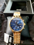 Hugo Boss Men’s Chronograph Stainless Steel Blue Dial 42mm Watch 1513841