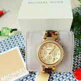 MICHAEL KORS Parker Chronograph Gold Dial Ladies Watch MK5688