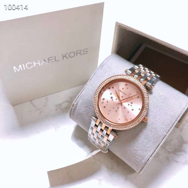 Michael Kors Women s Quartz Two tone Stainless Steel Rose Gold