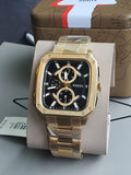 Multifunction Gold-Tone Stainless Steel Watch