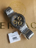 Versace Grace Logo Black Stainless Steel Black Dial Chronograph Quartz Watch for Gents – VEZ900521
