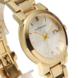 Burberry Men's BU9003 Large Check Goldtone Stainless Steel Bracelet Watch