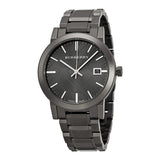 BURBERRY Grey Dial Grey Ion-plated Men's Watch BU9007