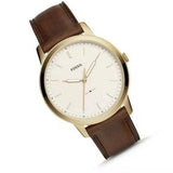 Fossil Men's FS5397 The Minimalist Analog Display Quartz Brown Watch