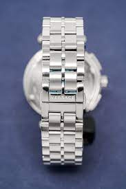 Versace Men’s Quartz Swiss Made Silver Stainless Steel Black Dial 45mm Watch VBR080017