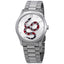 Gucci Unisex Swiss Made Quartz Stainless Steel Silver (Snake Motif) Dial 38mm Watch YA1264076