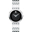 Movado Women’s Quartz Swiss Made Stainless Steel Black Dial 28mm Watch 0607051