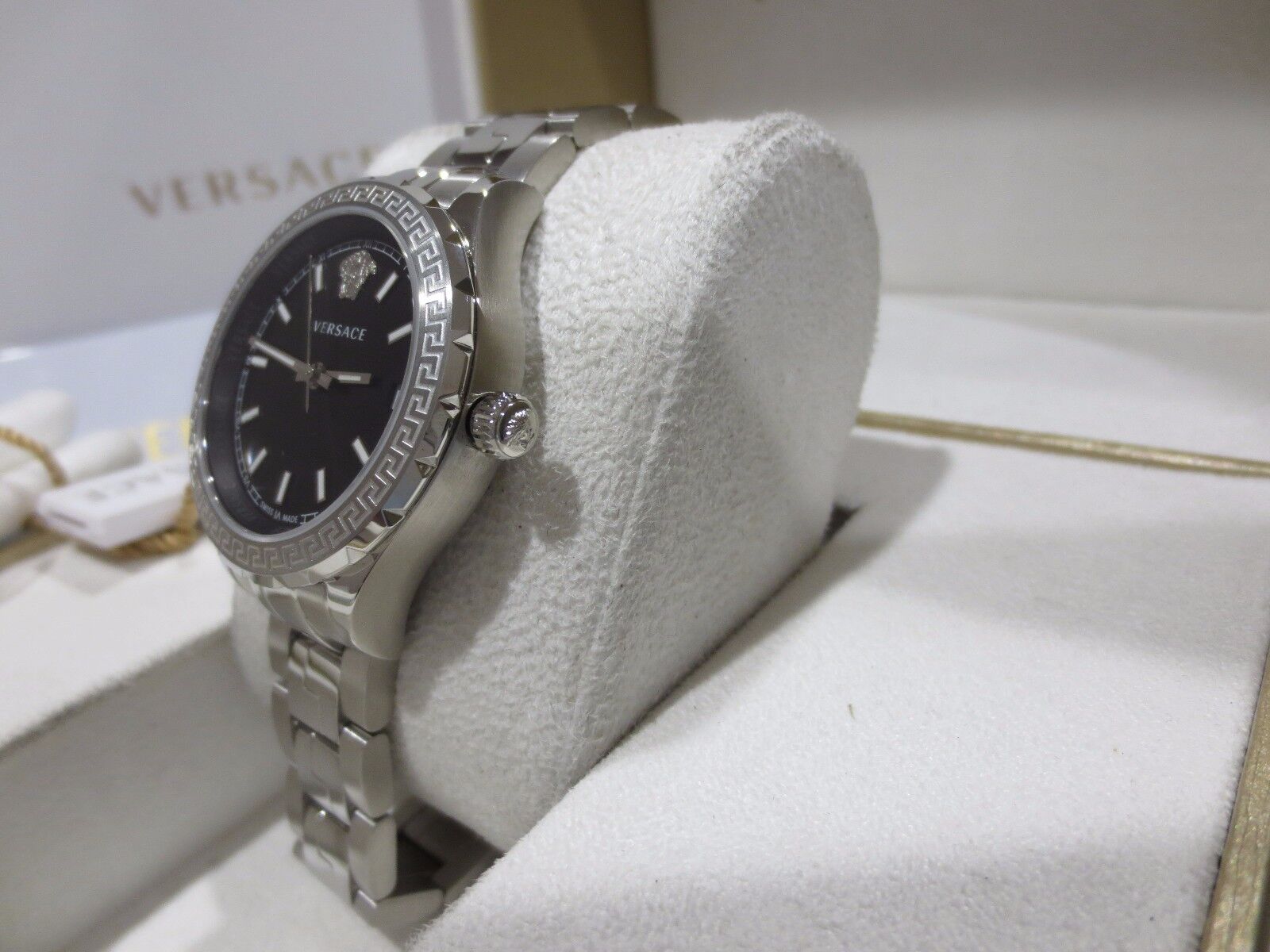 Versace Women's V12020015 'HELLENYIUM' Swiss Quartz Stainless Steel Watch