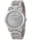Burberry Small Check Stamped Bracelet Ladies Watch BU9035