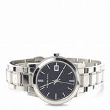 BURBERRY Black Check Stamped Dial Stainless Steel Ladies Watch BU9101