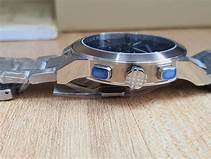BURBERRY Chronograph Blue Dial Stainless Steel Men's Watch BU9363