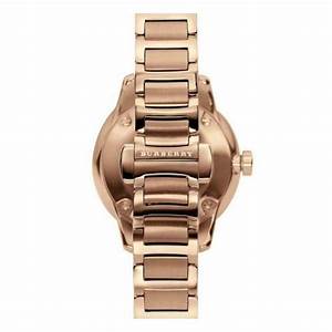 BURBERRY ROSE GOLD SWISS STAINLESS STEEL BRACELET DESIGNER LADIES WATCH BU10116