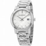 Burberry Men's BU9000 Large Check Stainless Steel Bracelet Watch
