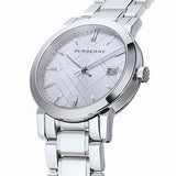 Burberry Small Check Stamped Bracelet Ladies Watch BU9035