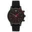 Emporio Armani Men’s Quartz Black Silicone Strap Black Dial 46mm Watch AR11024