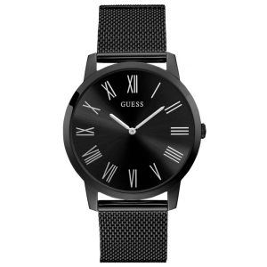 Guess Men’s Quartz Black Stainless Steel Black Dial 44mm Watch W1263G3 Hover Image
