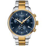 TISSOT Men’s Quartz Swiss-Made Two-tone Stainless Steel Blue Dial 45mm Watch T116.617.22.041.00