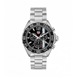 Tag Heuer Formula 1 Men’s Quartz Swiss Made Silver Stainless Steel Black Dial 43mm Watch CAZ101H.BA0842