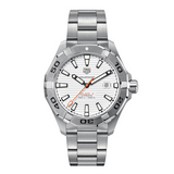 Tag Heuer Aquaracer Men’s Automatic Swiss Made Silver Stainless Steel White Dial 43mm Watch WAY2013.BA0927