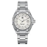 Tag Heuer Aquaracer Men’s Quartz Swiss Made Silver Stainless Steel Grey Dial 41mm Watch WAY1111.BA0928