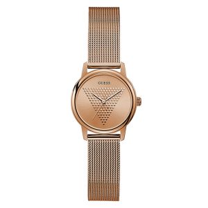 Guess Women’s Quartz Rose Gold Stainless Steel Rose Gold Dial 28mm Watch GW0106L3 Hover Image
