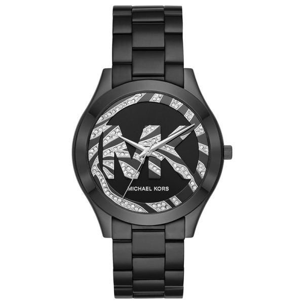 Michael Kors Women’s Quartz Black Stainless Steel Black Dial 42mm Watch MK4562 Hover Image
