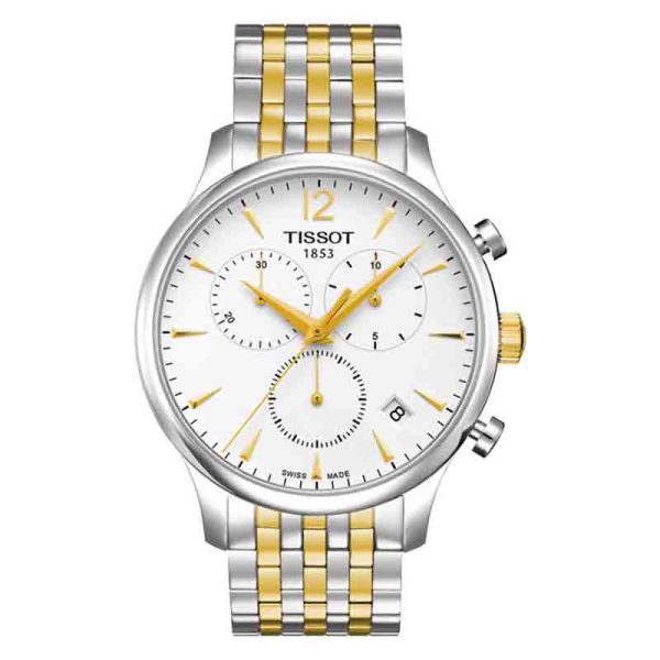 TISSOT Men’s Quartz Swiss Made Stainless Steel White Dial 42mm Watch T063.617.22.037.00
