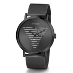 Guess Men’s Quartz Black Stainless Steel Black Dial 44mm Watch GW0502G2