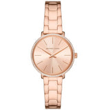 Michael Kors Women’s Quartz Rose Gold Stainless Steel Rose Gold Dial 32mm Watch MK1040