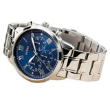 Guess Men’s Quartz Silver Stainless Steel Blue Dial 44mm Watch W1309G1