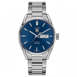 Tag Heuer Carrera Men’s Automatic Swiss Made Silver Stainless Steel Blue Dial 41mm Watch WAR201E.BA0723